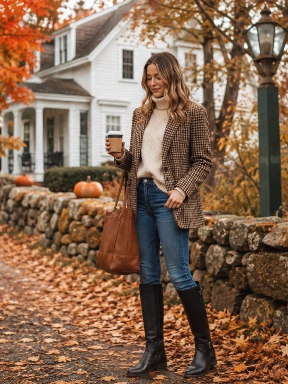 Classic New England Fall in a boot